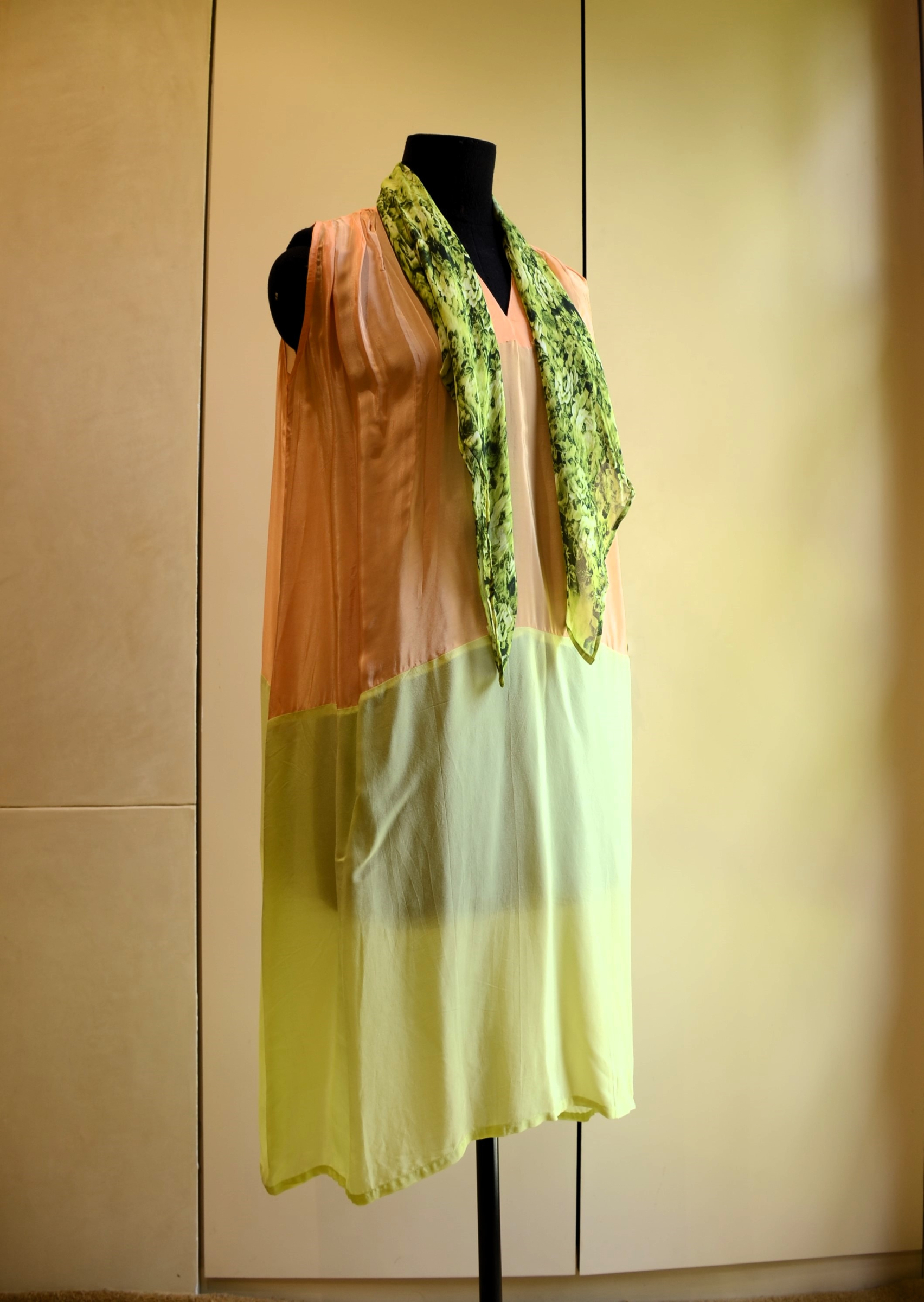 Buy Summer Crepe Top And Scarf Designer Shipping
